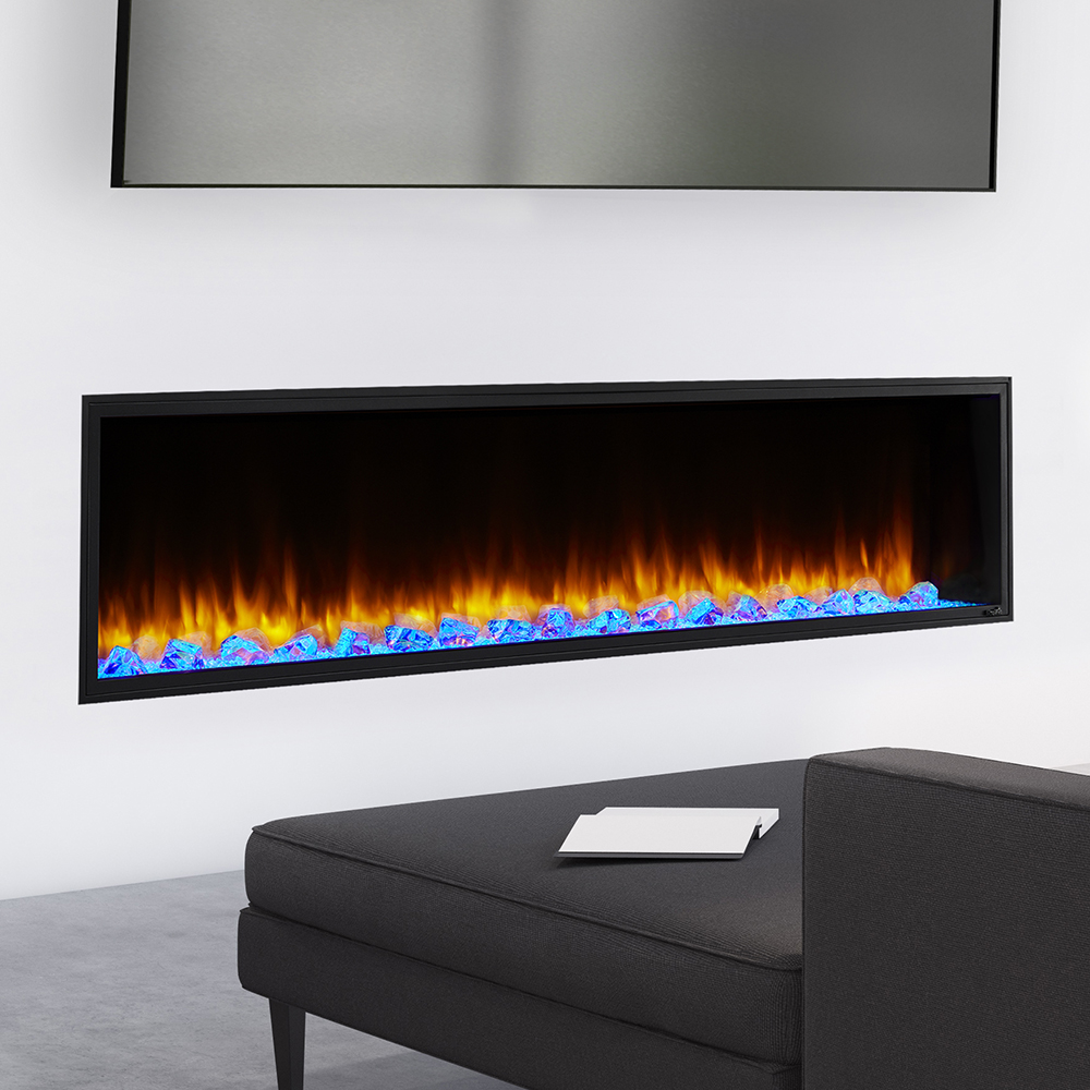 SIMPLIFIRE Scion 43-in Clean Face Linear Electric Fireplace - SF-SC43-BK